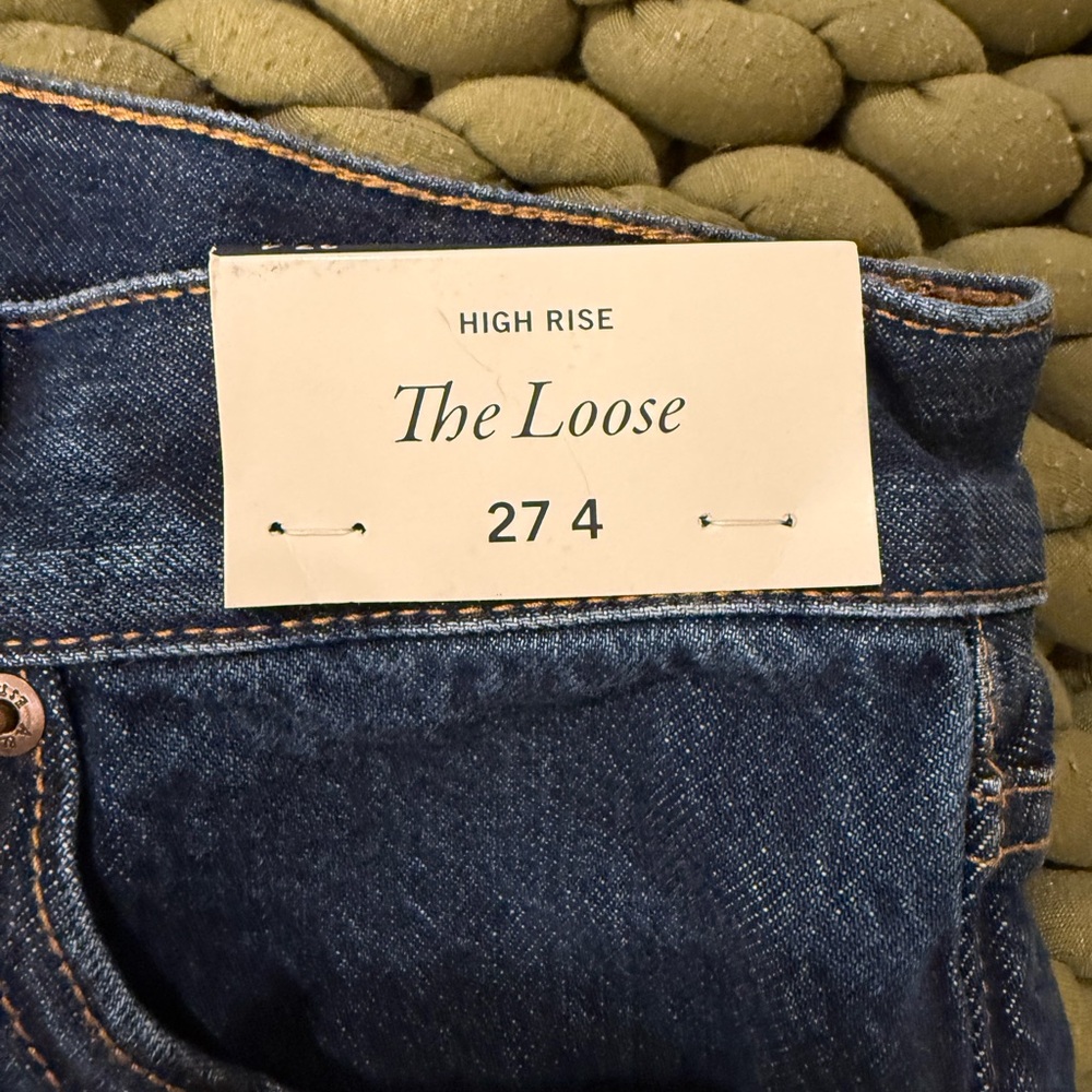NWT Abercrombie & Fitch High Rise Loose Jeans 27 R - Picture 13 of 13